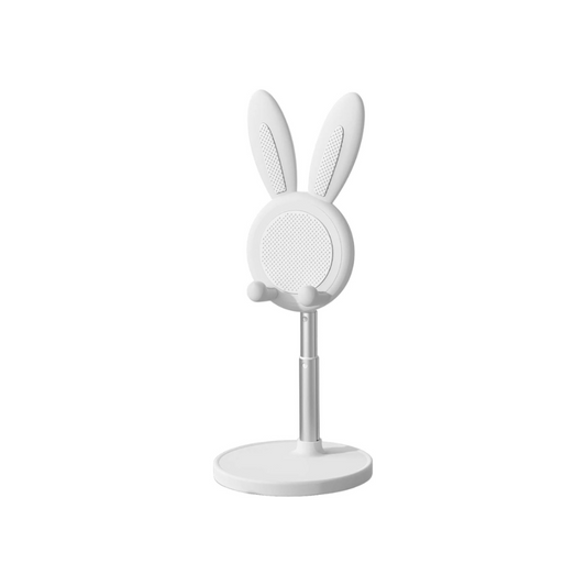 portable pink & white cute phone holder stand