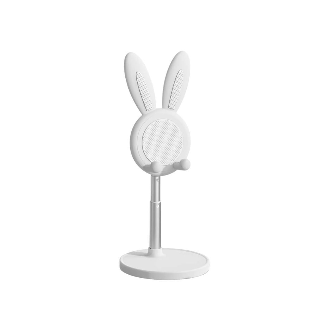 portable pink & white cute phone holder stand