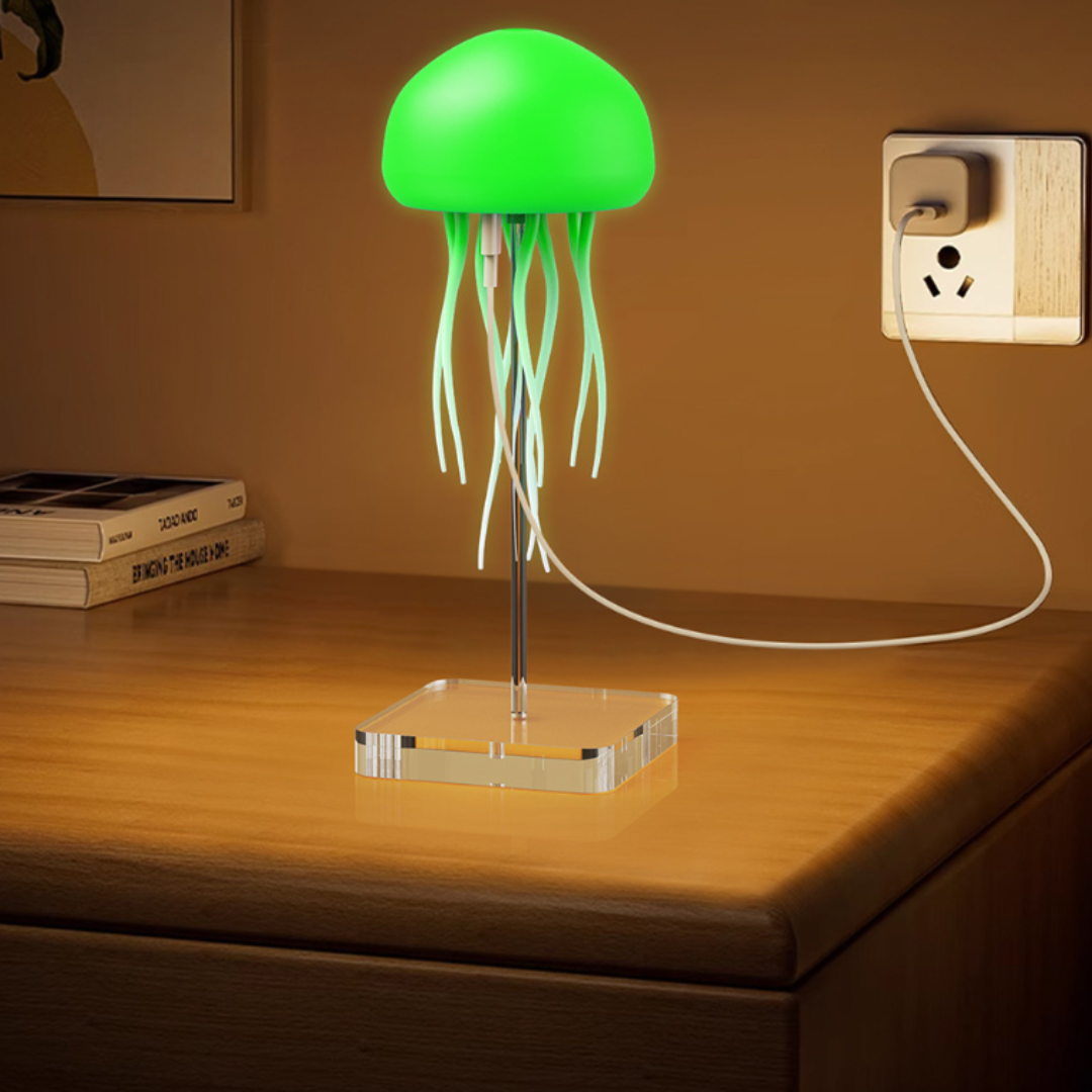 jelly glow night light – ocean vibes jellyfish lamp