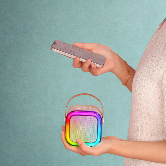 portable mini bluetooth speaker with microphone