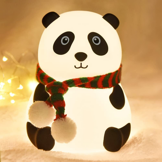 soft touch of magic panda night light lamp