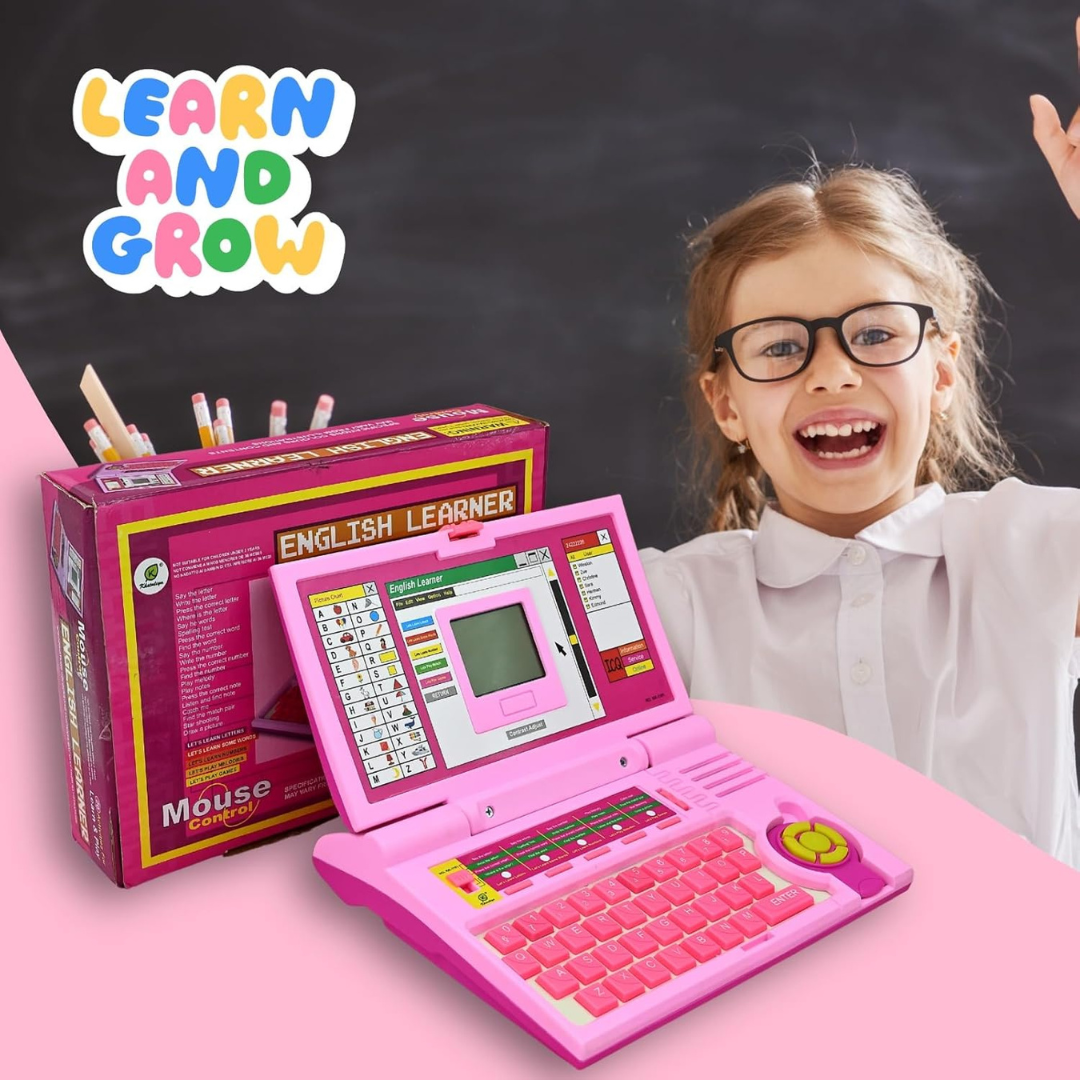 educational notebook - english learner laptop