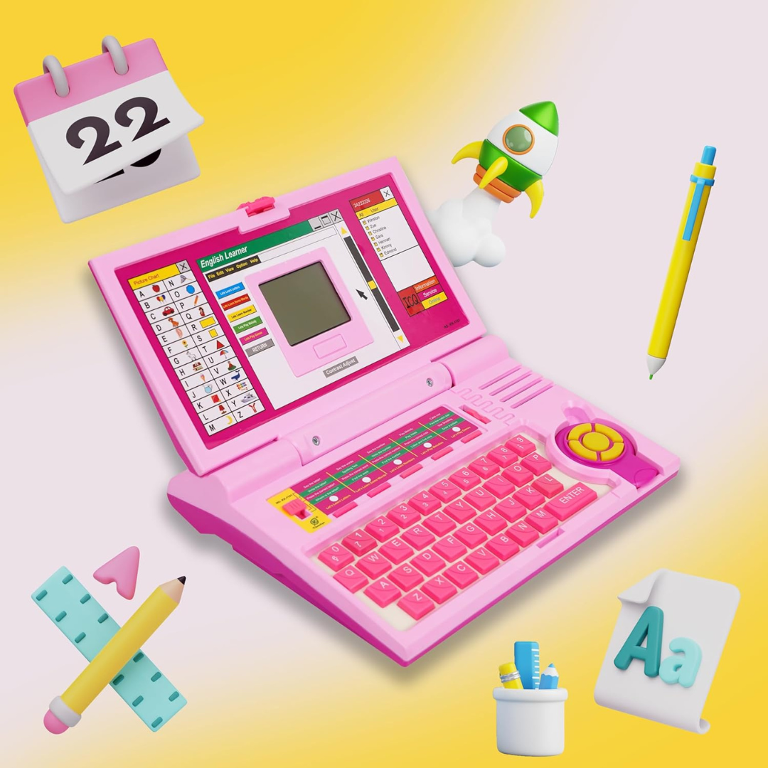 educational notebook - english learner laptop