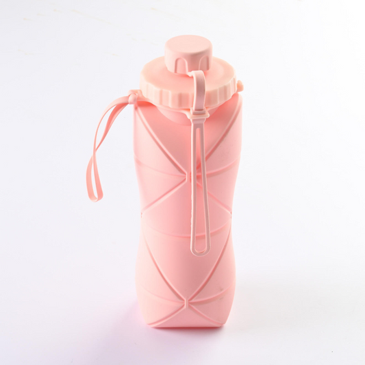 folding water bottle – 600ml for hiking & travel