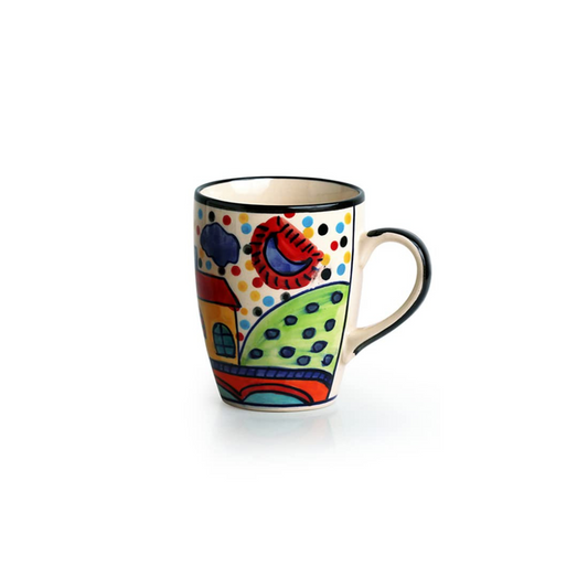 colorful ceramic mug – 270ml for coffee & tea
