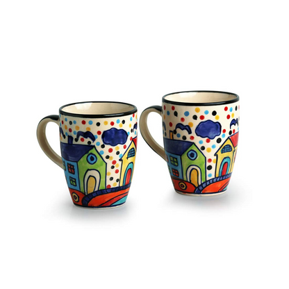 colorful ceramic mug – 270ml for coffee & tea