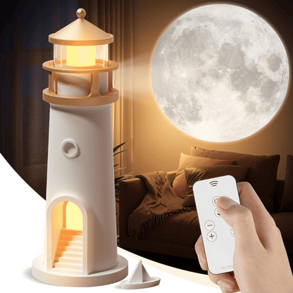 moon light house night light table lamp