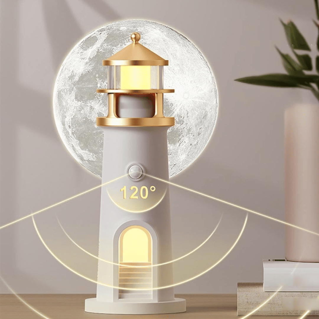 moon light house night light table lamp