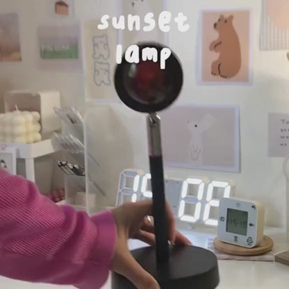 sunset effect lamp – 16 colors romantic night light
