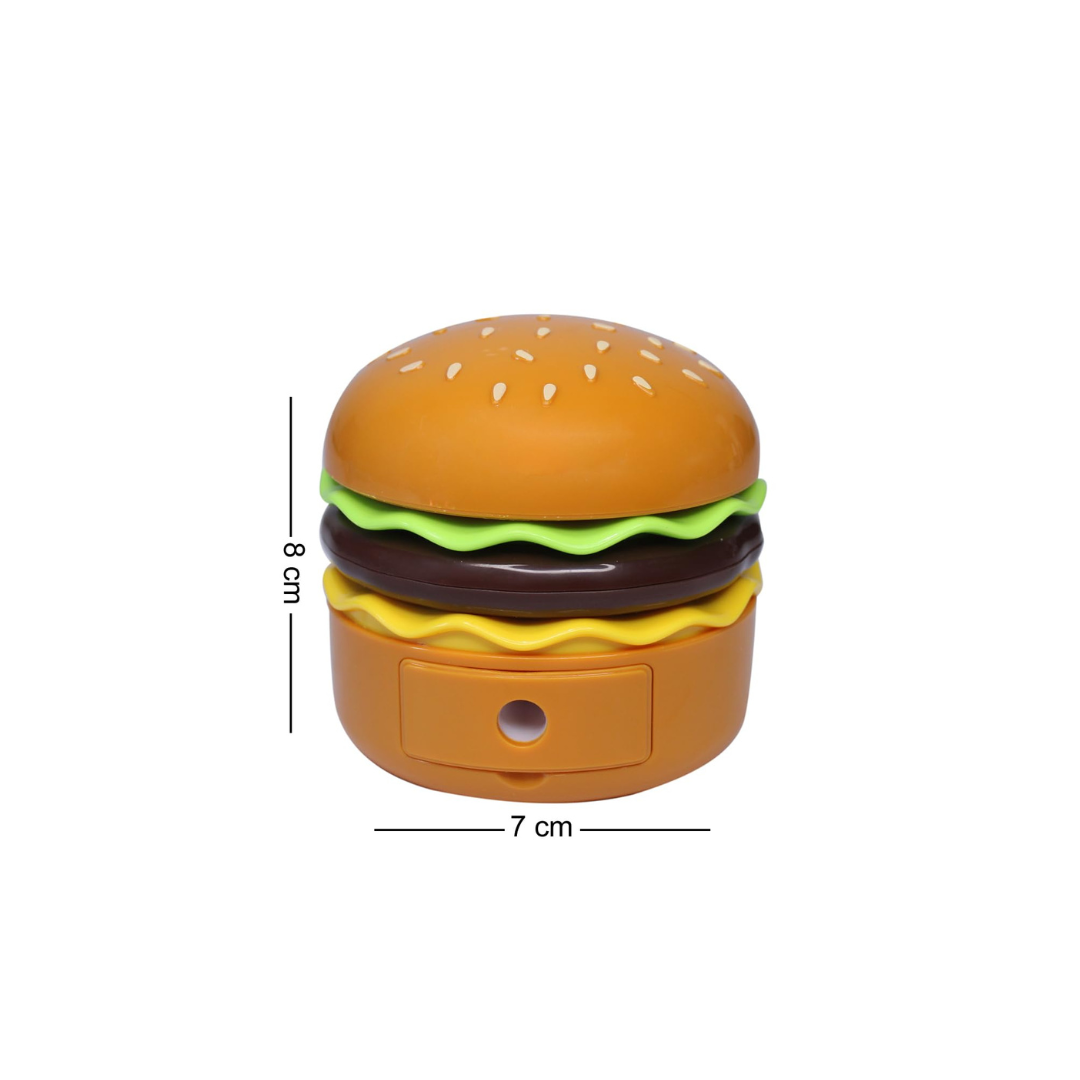 rechargeable burger shape study desk light lamp