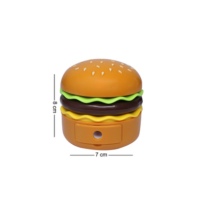 rechargeable burger shape study desk light lamp