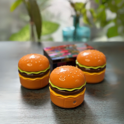 rechargeable burger shape study desk light lamp