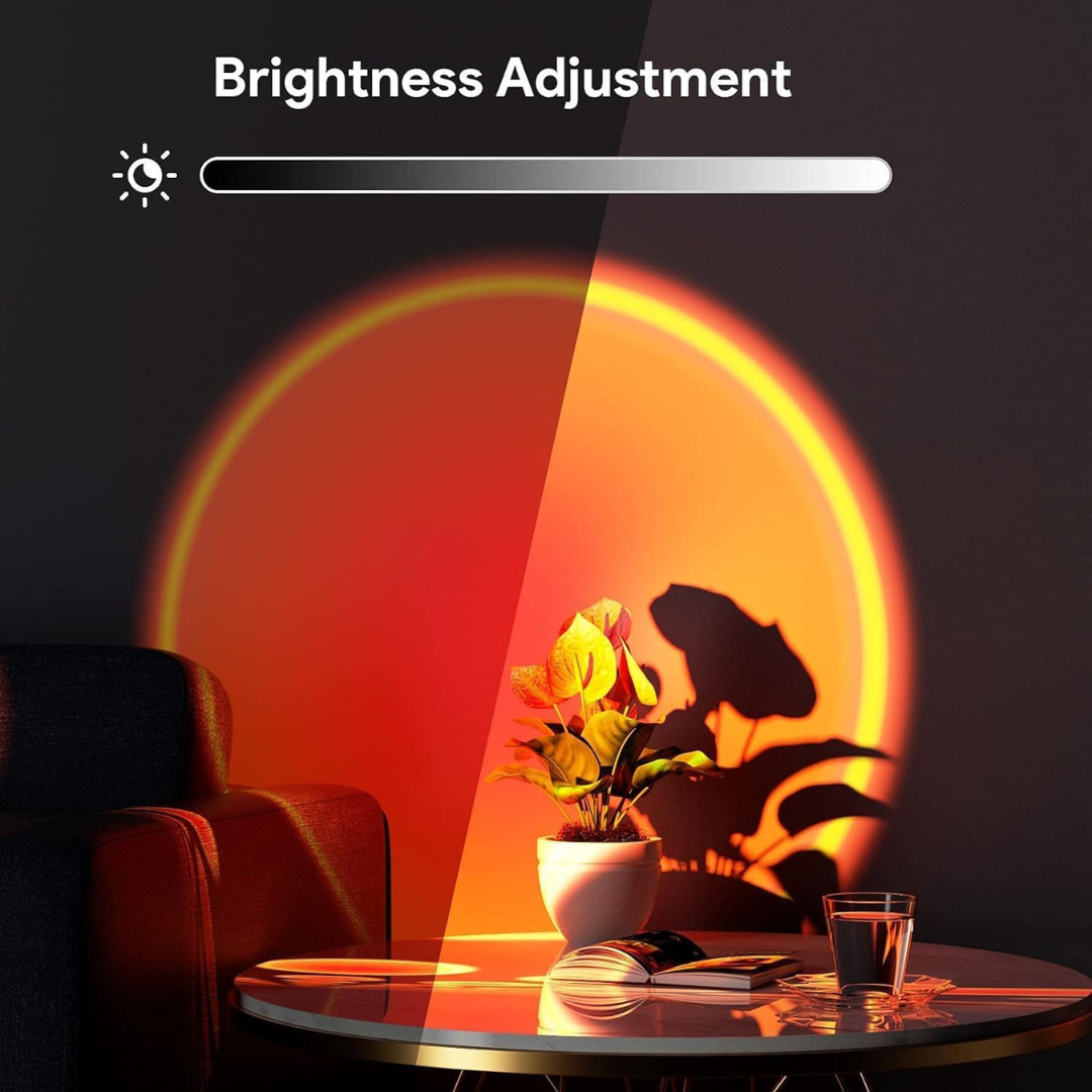 sunset effect lamp – 16 colors romantic night light