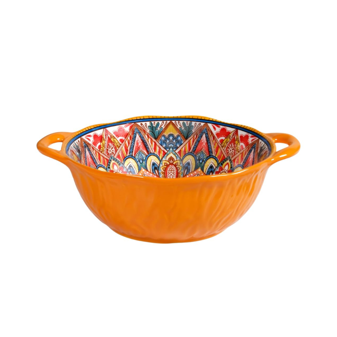 vibrant double handle serving bowl – 1500ml